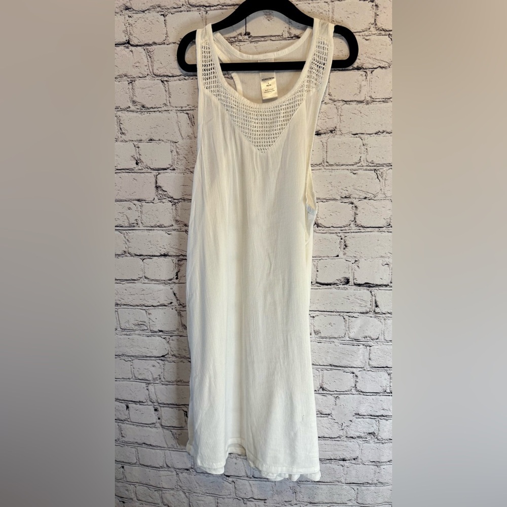 Nordstrom Girls Allen B by Allen Schwartz white tank dress. Sz 10/12. NWOT